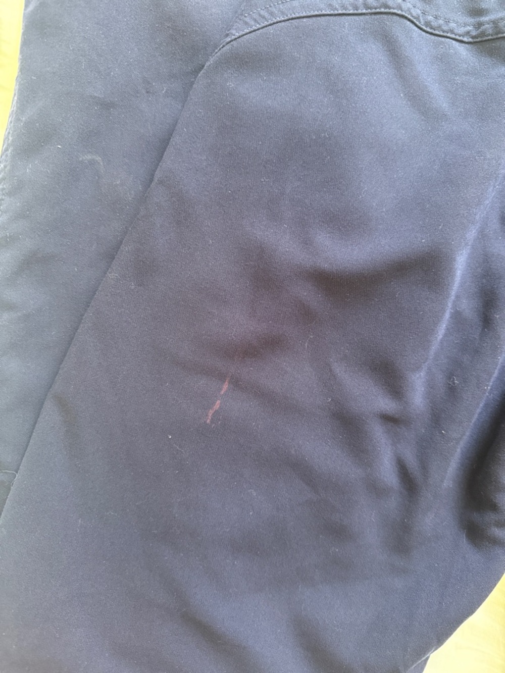 Navy Drawstring Scrub Pants - Picture 4 of 4